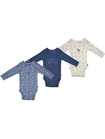 Lot de 3 bodies priam manches longues