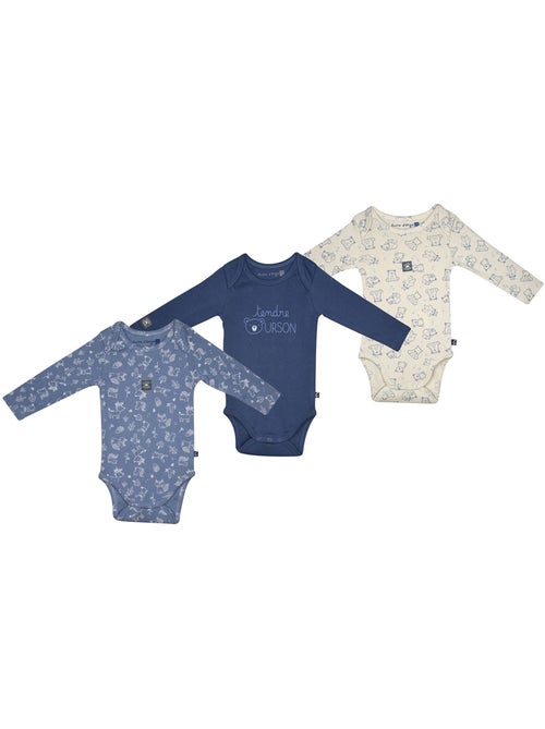 Lot de 3 bodies priam manches longues - Kiabi Lot de 3 bodies priam manches longues - Kiabi