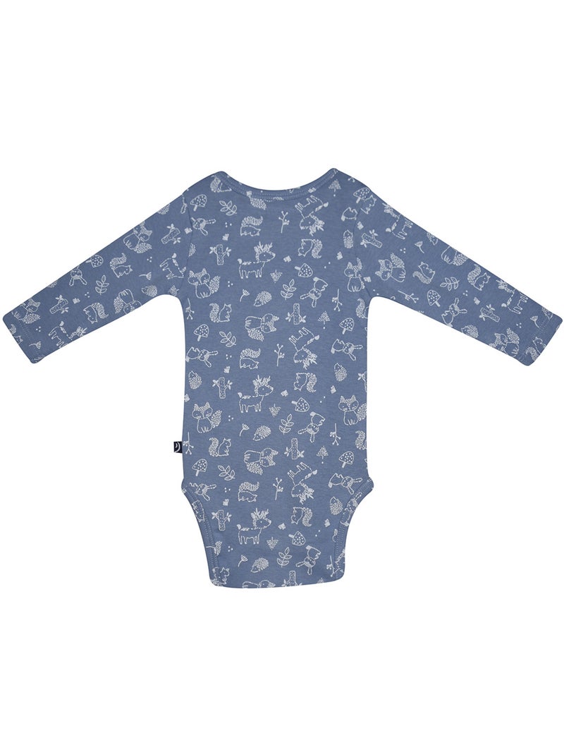 Lot de 3 bodies priam manches longues Bleu - Kiabi