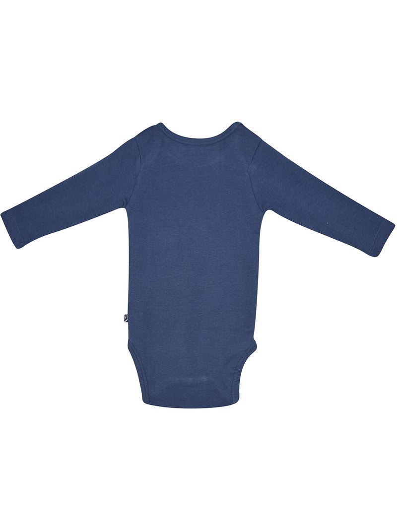 Lot de 3 bodies priam manches longues Bleu - Kiabi