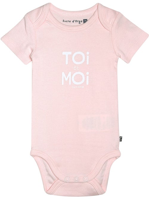 LOT DE 3 BODIES RAMYA MANCHES COURTES - Kiabi
