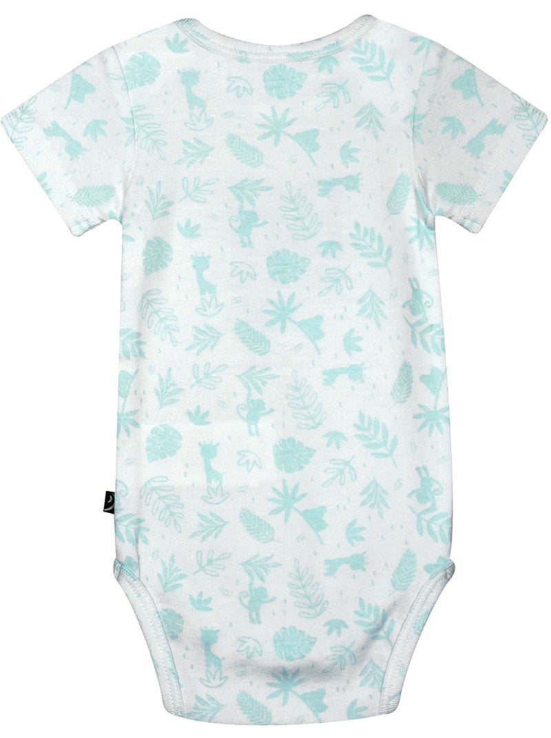 LOT DE 3 BODIES RAMZI MANCHES COURTES Bleu - Kiabi
