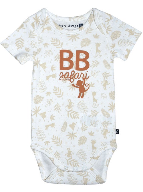 LOT DE 3 BODIES RIDAH MANCHES COURTES BEBE - Kiabi