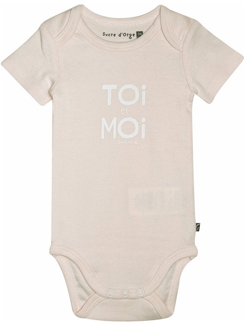 LOT DE 3 BODIES RIDAH MANCHES COURTES BEBE - Kiabi