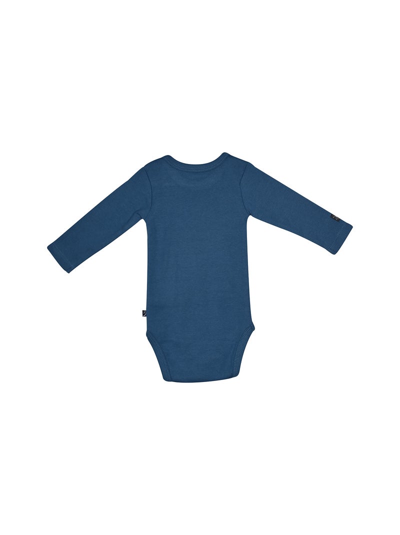 LOT DE 3 BODIES RIO MANCHES LONGUES Bleu - Kiabi