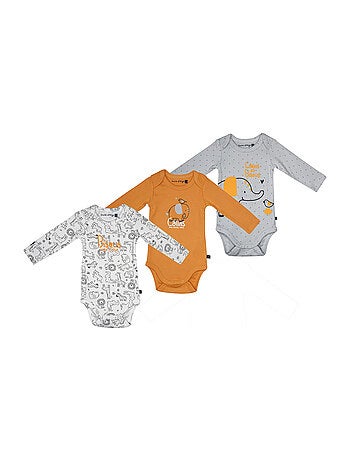 LOT DE 3 BODIES RUDY MANCHES LONGUES