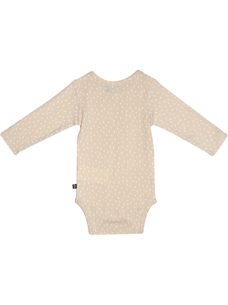 Lot de 3 bodies samba manches longues Beige - Kiabi