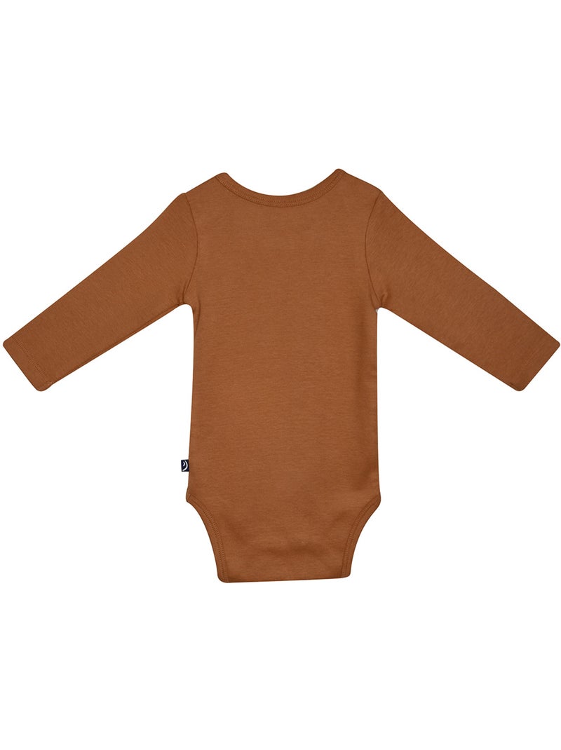 Lot de 3 bodies samba manches longues Beige - Kiabi