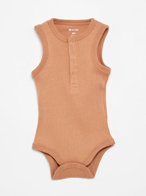Lot de 3 bodies sans manches - Kiabi