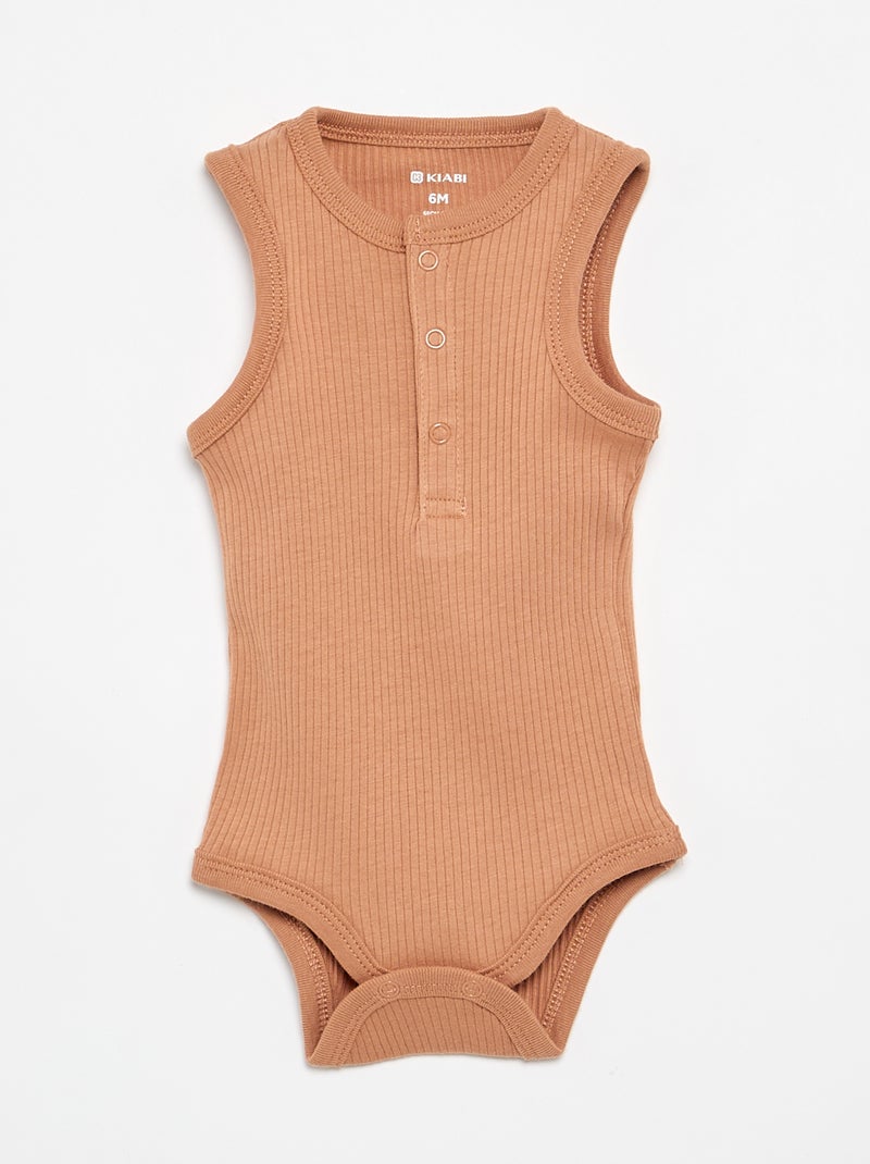 Lot de 3 bodies sans manches Blanc - Kiabi