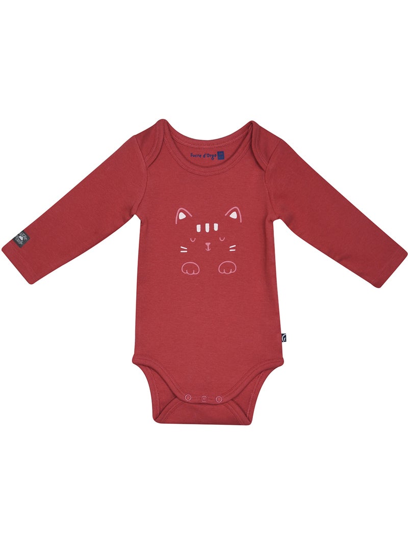 Lot de 3 bodies serafine manches longues Rose - Kiabi