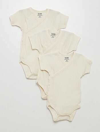 Lot de 3 bodies undyed