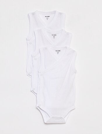 Lot de 3 body avec ouvertures pressionnées - 3 pièces