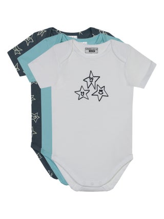 Lot de 3 Body Bio Manche Courte Bébé