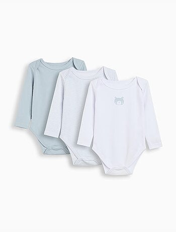 Lot de 3 bodys à manches longues, MO Fashion