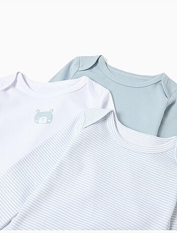 Lot de 3 bodys à manches longues, MO Fashion