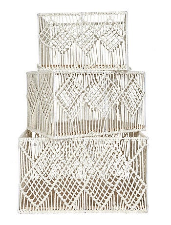 Lot de 3 boites de rangement collection GIGOGNE