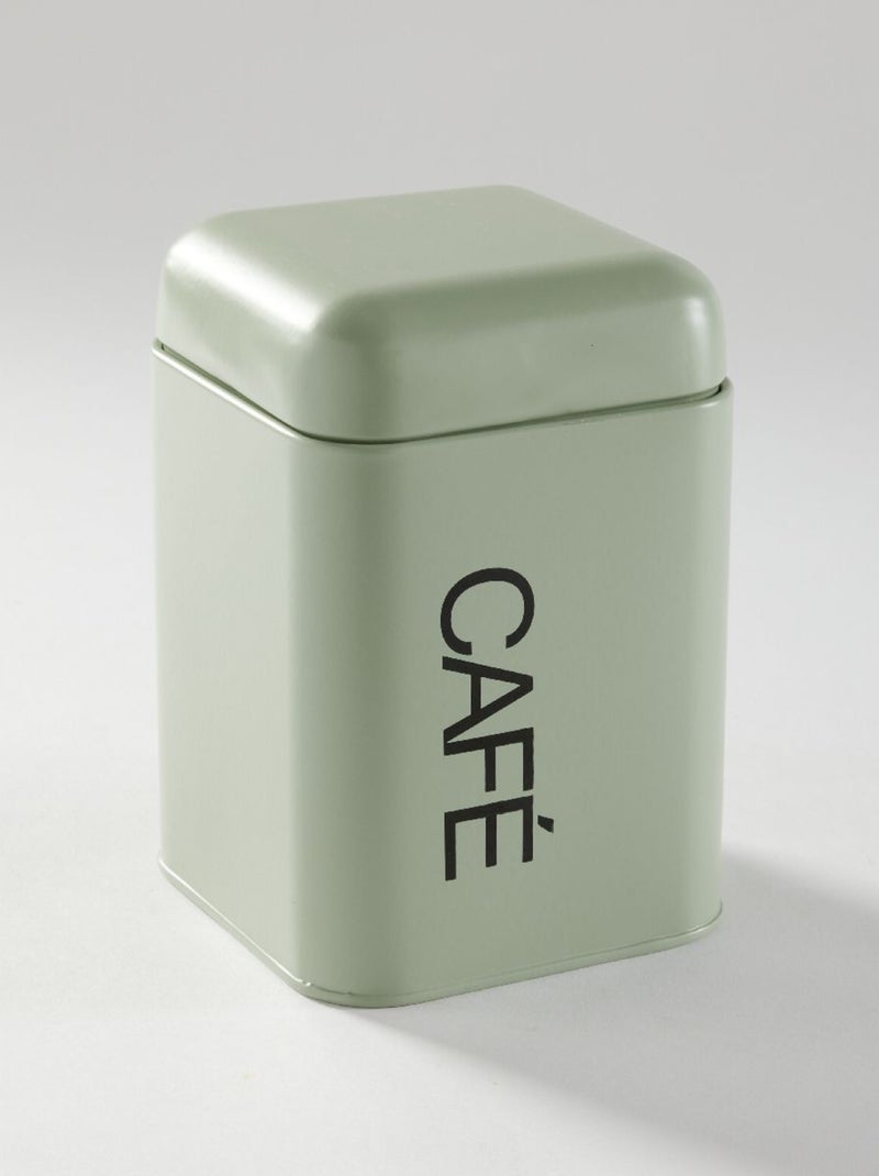 Lot de 3 boîtes de rangement métal KITCHEN Vert - Kiabi