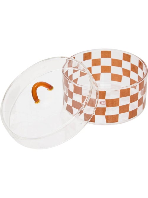 Lot de 3 boîtes déco rondes en verre HOMY - Kiabi Lot de 3 boîtes déco rondes en verre HOMY - Kiabi