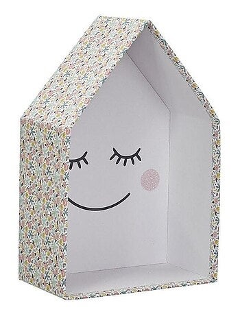 Lot de 3 boites gigognes Maison fille