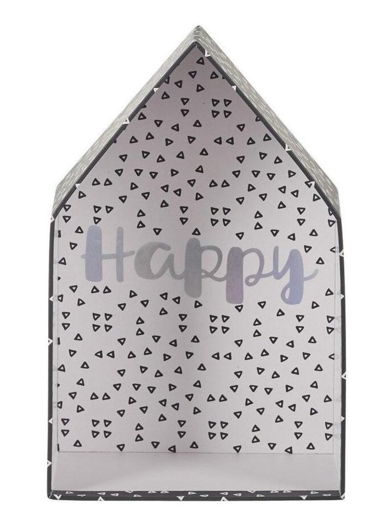 Lot de 3 boites gigognes Maison garçon Gris - Kiabi