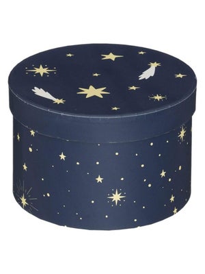Set De 2 Boîtes Rondes En Carton - Hauteurs 7 Cm Et 9 Cm, Diamètres 4.5 Cm Et 6 Cm - Blanche - Pour Rangement Ou Décoration