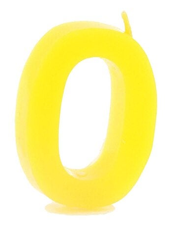 Lot de 3 bougies d'anniversaire de 0 à 9 - 10