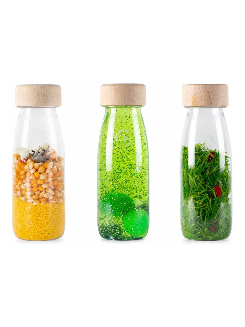 Lot de 3 bouteilles sensorielles, Life - Vie Petit Boum Vert/Orange - Kiabi