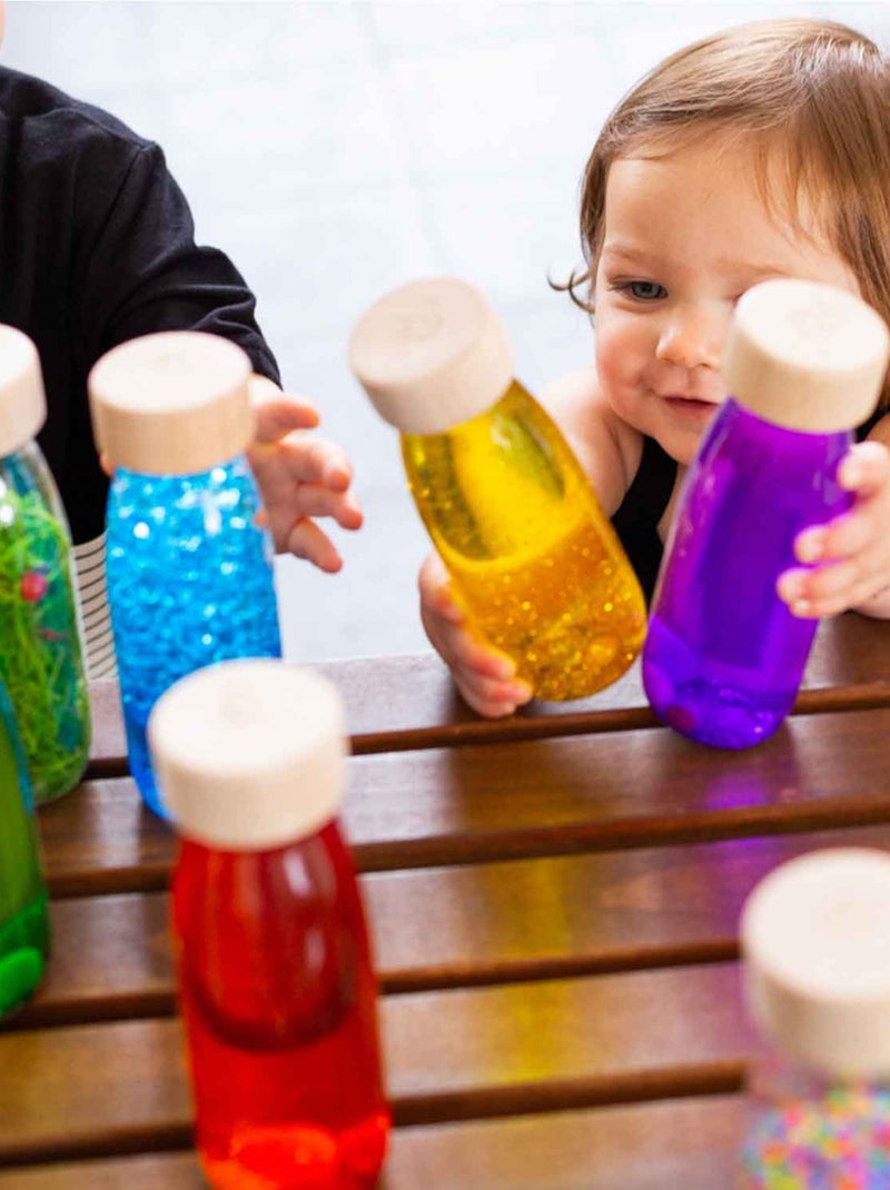 Lot de 3 bouteilles sensorielles, Life - Vie Petit Boum Vert/Orange - Kiabi