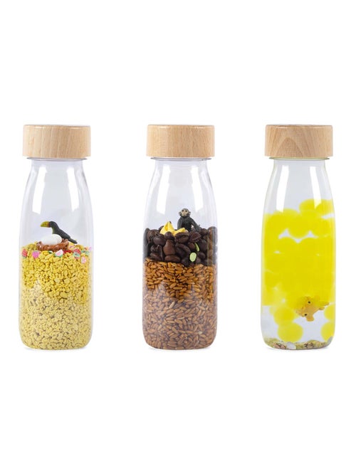 Lot de 3 bouteilles sensorielles, Tropical Petit Boum - Kiabi