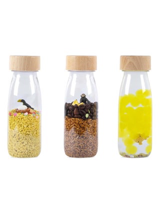 Lot de 3 bouteilles sensorielles, Tropical Petit Boum