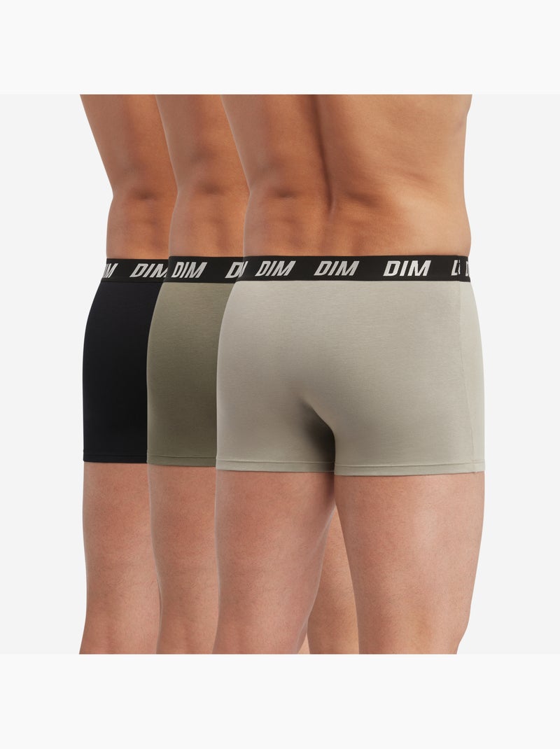 Lot de 3 boxers à  thermorégulation Sport Vert - Kiabi