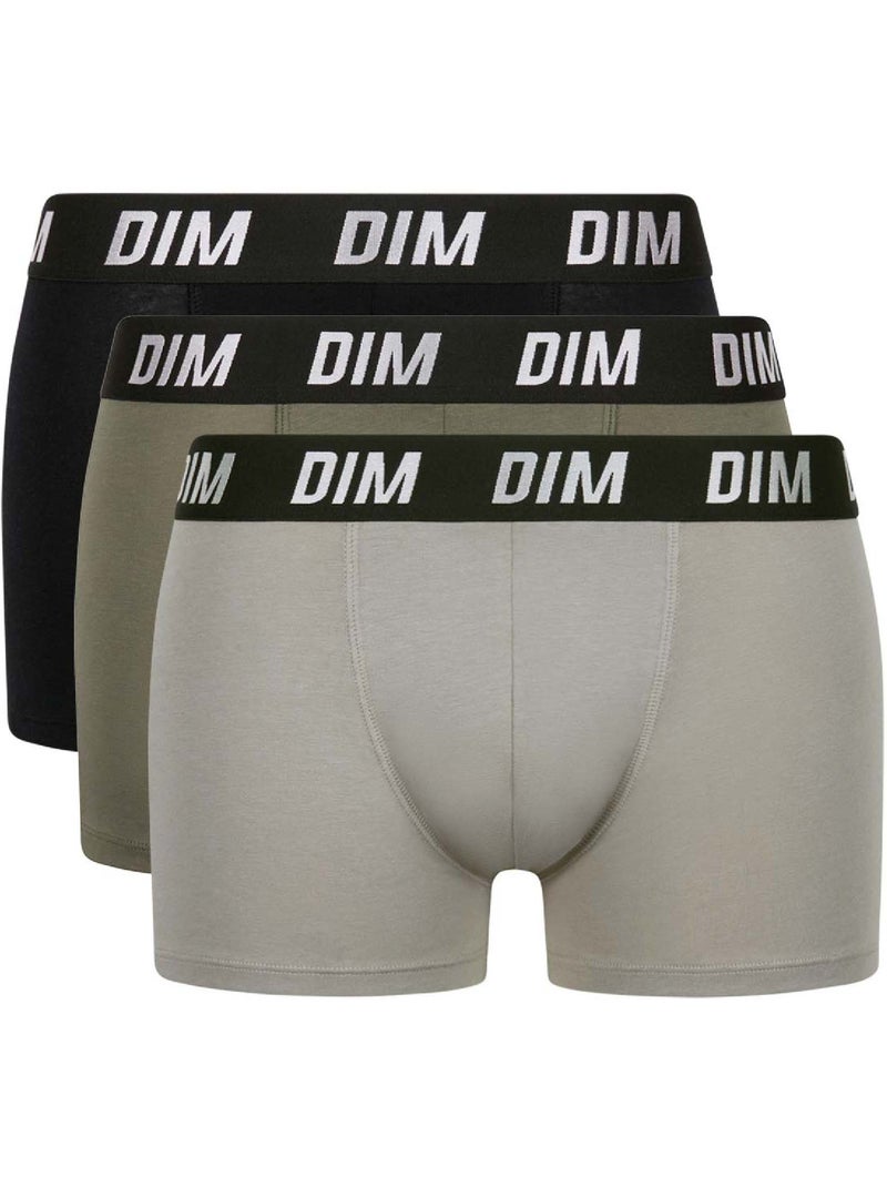 Lot de 3 boxers à  thermorégulation Sport Vert - Kiabi