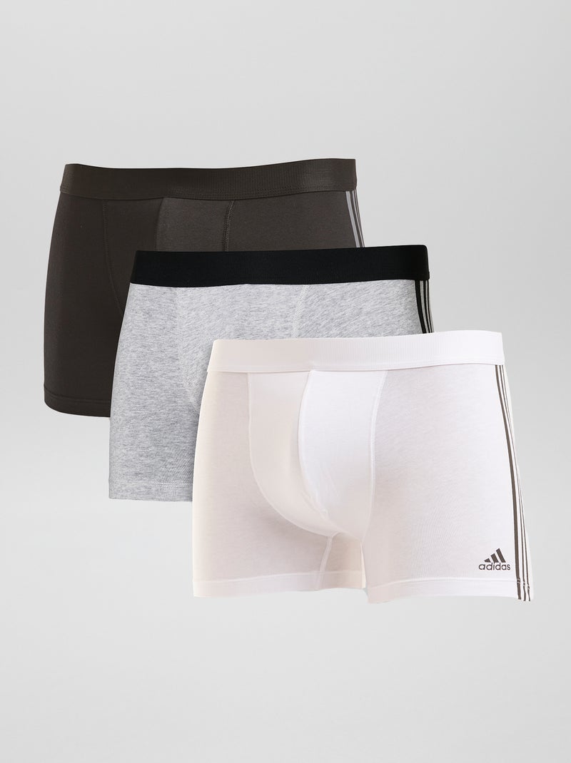 Lot de 3 boxers 'adidas' BLANC - Kiabi