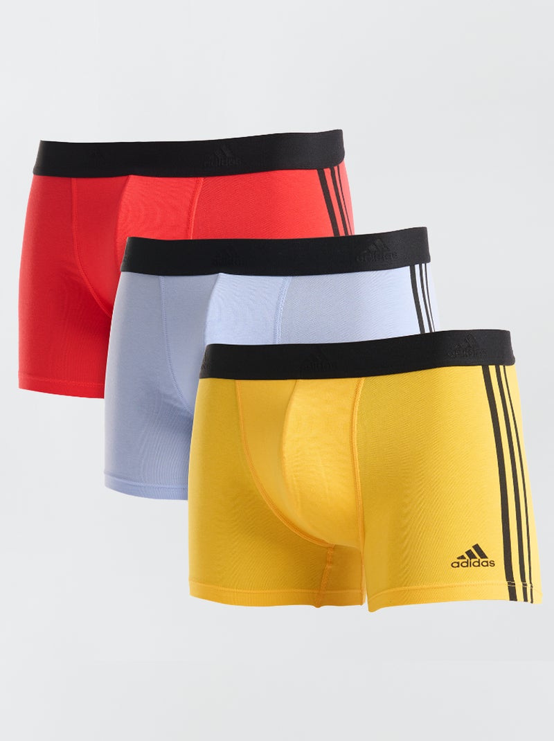 Lot de 3 boxers 'Adidas' Jaune - Kiabi