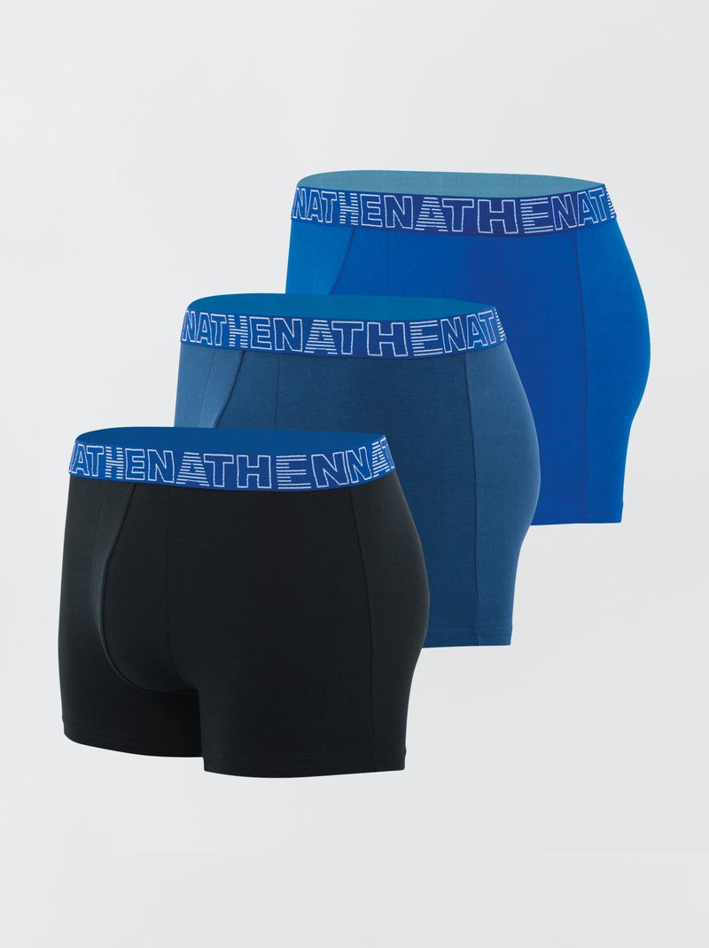 Lot de 3 boxers 'Athena' NOIR - Kiabi