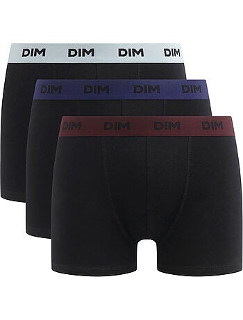 Lot de 3 boxers avec ceinture colorée Mix & Colors