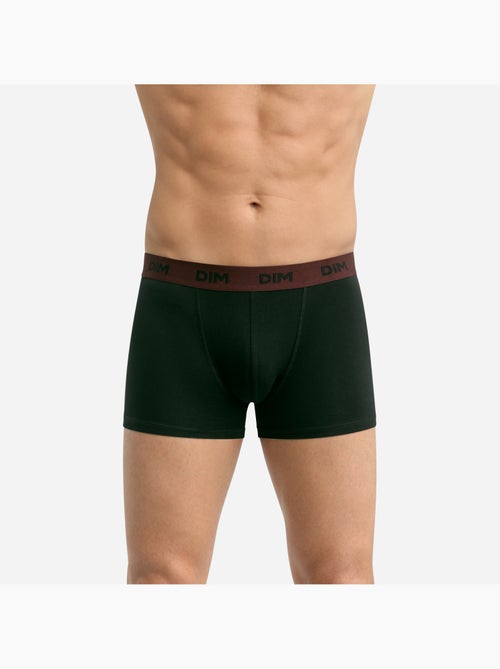 Lot de 3 boxers avec ceinture colorée Mix & Colors - Kiabi
