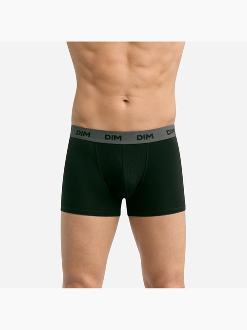 Lot de 3 boxers avec ceinture colorée Mix & Colors - Kiabi