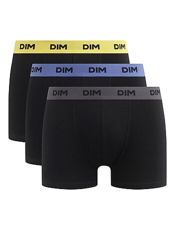 Lot de 3 boxers avec ceinture colorée Mix & Colors
