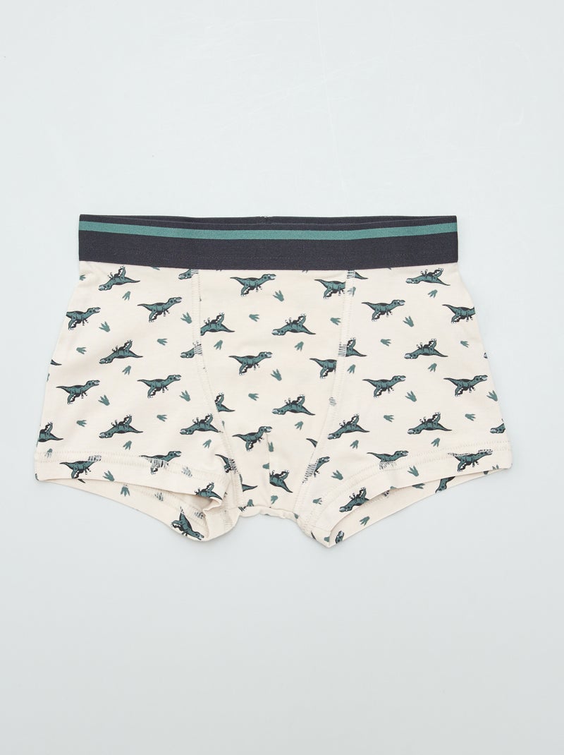 Lot de 3 boxers BEIGE - Kiabi