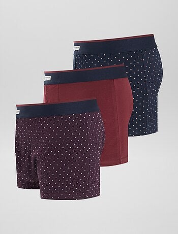 Lot de 3 boxers