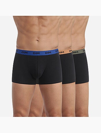 Lot de 3 boxers avec ceinture colorée Mix & Colors