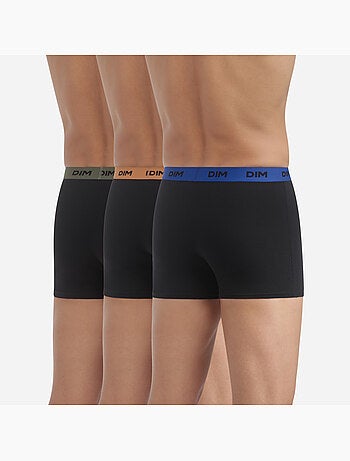 Lot de 3 boxers avec ceinture colorée Mix & Colors