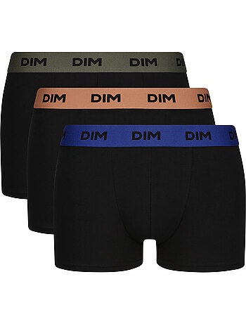 Lot de 3 boxers avec ceinture colorée Mix & Colors