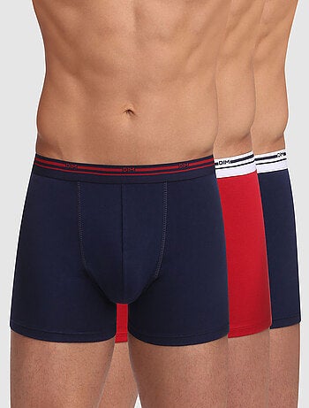 Lot de 3 boxers homme coton stretch Classic Colors