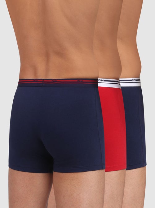 Lot de 3 Boxers Coton Classic Colors - Kiabi