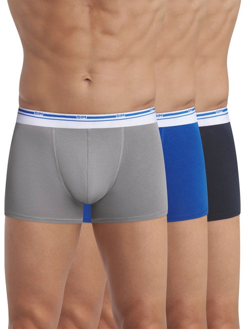 Lot de 3 Boxers Coton Classic Colors - Kiabi