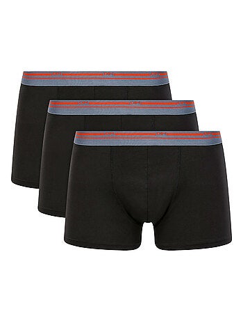 Lot de 3 boxers homme coton stretch Classic Colors