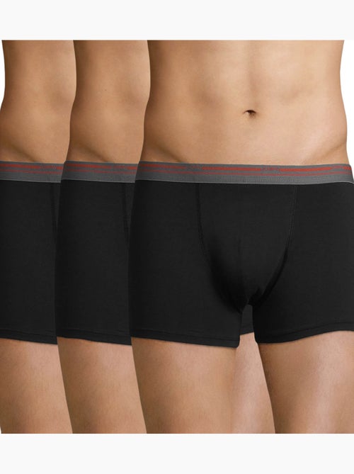 Lot de 3 Boxers Coton Classic Colors - Kiabi